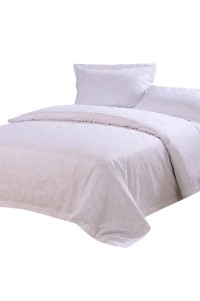 SKBD005 Pure white bed four piece set big phoenix tail hotel guest room bed cover bed cover quilt cover hotel linen bedding special store 120cm ﹣ 150cm ﹣ 180cm ﹣ 200cm side view